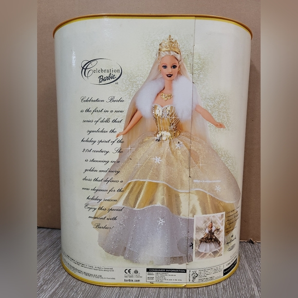 2000 Celebration Special Edition Barbie NEW Millennium - Picture 5 of 7